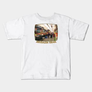 Israel, Jerusalem. Mahane Yehuda, Shuk Kids T-Shirt